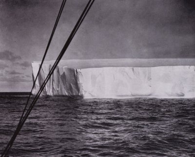 They sighted their first iceberg by Herbert Ponting