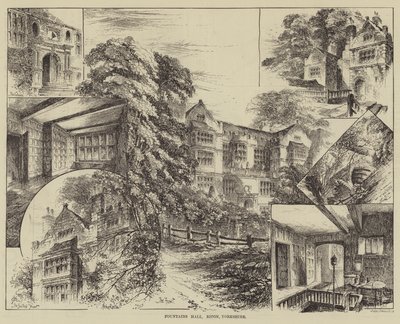 Fountains Hall, Ripon, Yorkshire by Herbert Railton
