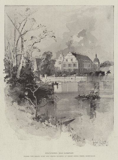 Kranichstein, near Darmstadt, Where the Grand Duke and Grand Duchess of Hesse Spend Their Honeymoon by Herbert Railton