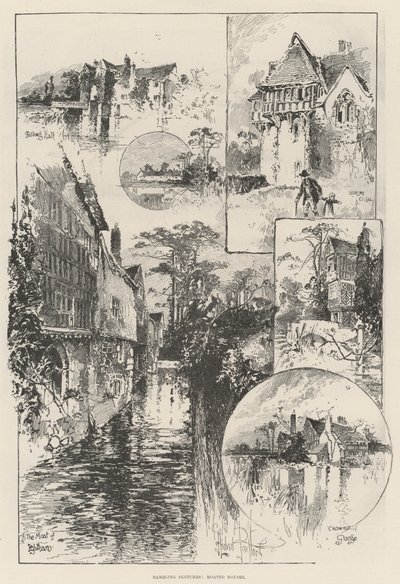 Rambling Sketches, Moated Houses by Herbert Railton