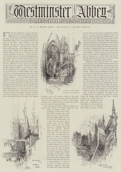 Westminster Abbey by Herbert Railton