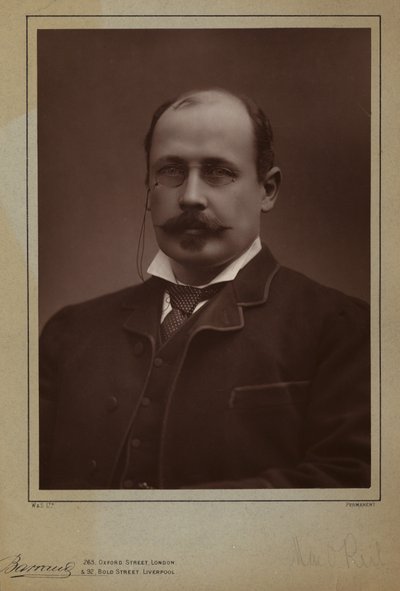 Portrait of George Augustus Henry Sala by Herbert Rose Barraud