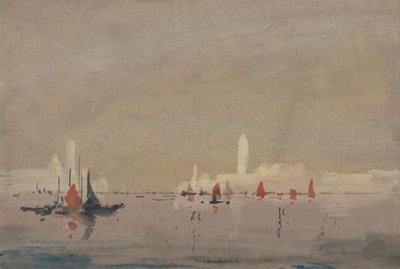 Venice from the Lagoon by Hercules Brabazon Brabazon
