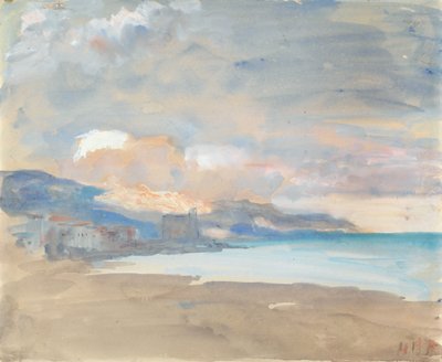 View of Nice by Hercules Brabazon Brabazon