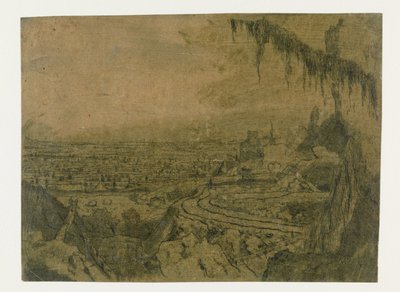 Distant View with a Road and Mossy Branches by Hercules Segers
