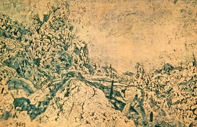 Rocky Landscape with Tower in Distance by Hercules Seghers