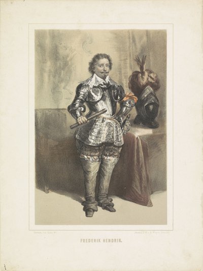 Portrait of Frederick Henry, Prince of Orange by Herman Frederik Carel ten Kate