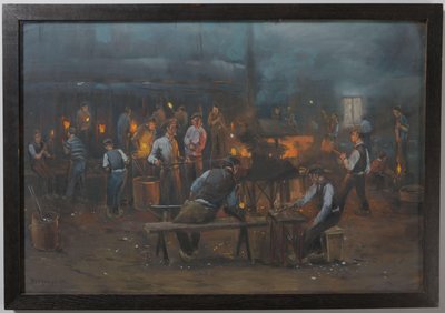 The Glass Factory in Leerdam: Machine Pressing of Glass by Herman Heijenbrock