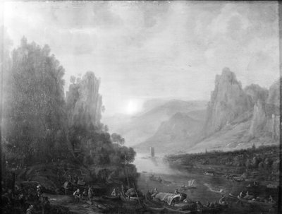 Rhine Landscape near Bingen by Herman Saftleven