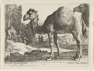 Camels (series: Landscapes with Animals) by Herman van Swanevelt