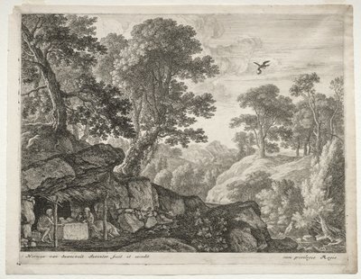 Landscape with Sts. Paul and Anthony by Herman van Swanevelt