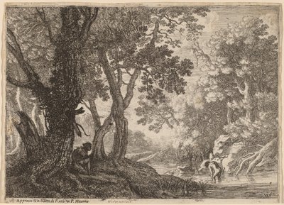 Salmacis and Hermaphroditus by Herman van Swanevelt