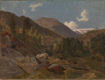 Norwegian Landscape by Hermann Kauffmann the Elder