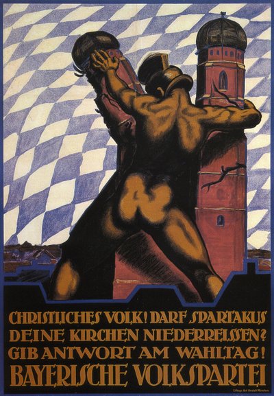 Christians! Shall Spartacus Tear Down Your Churches by Hermann Keimel