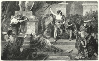 Brutus Over the Body of Julius Caesar, 44 BC by Hermann Vogel