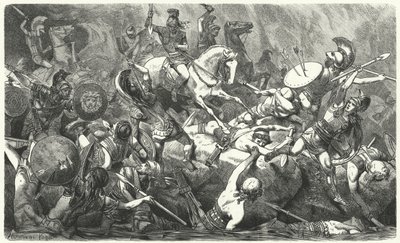 Defeat of the Athenian army in Sicily, 413 BC by Hermann Vogel