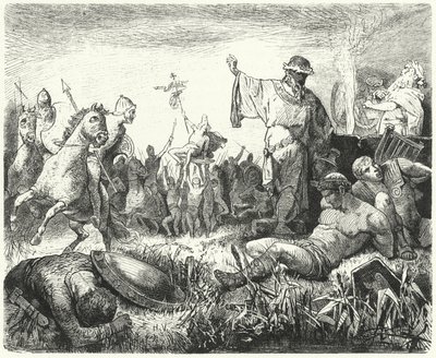 Parthians Celebrating a Victory by Hermann Vogel