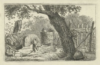 Landscape with Grindstone by Hermanus Fock