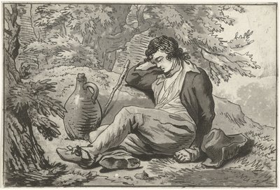 Sleeping Man by Hermanus Fock