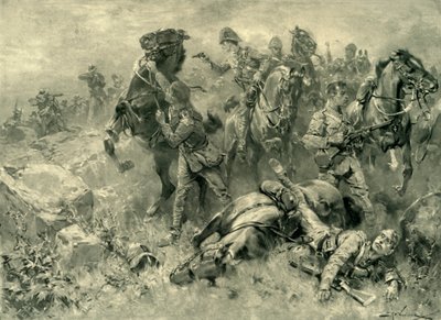 Mishap to the Scots Greys at Klippan, February 18, 1902 by Hermanus Willem Koekkoek