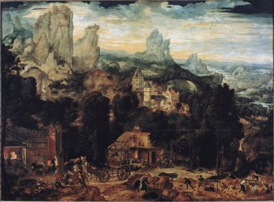 Copper Mines by Herri met de (c.1510 p.1550) Bles