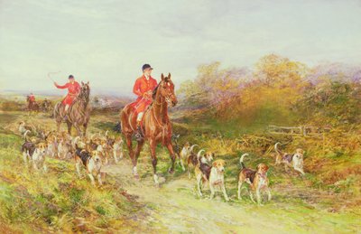 Hunting Scene by Heywood Hardy