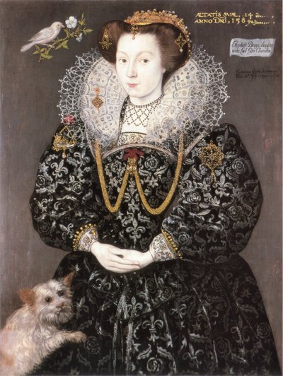 Elizabeth Brydges 1589 by Hieronimo Custodis