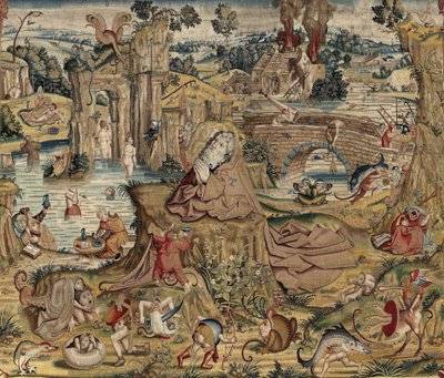 Tapestry Inspired by the Work of Hieronymus Bosch, c.1560 by Hieronymus (after) Bosch