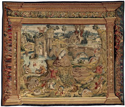 Tapestry Inspired by the Work of Hieronymus Bosch, c.1560 by Hieronymus (after) Bosch