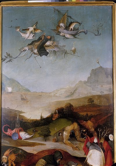 The Temptation of Saint Anthony (Triptych, Detail) by Hieronymus Bosch