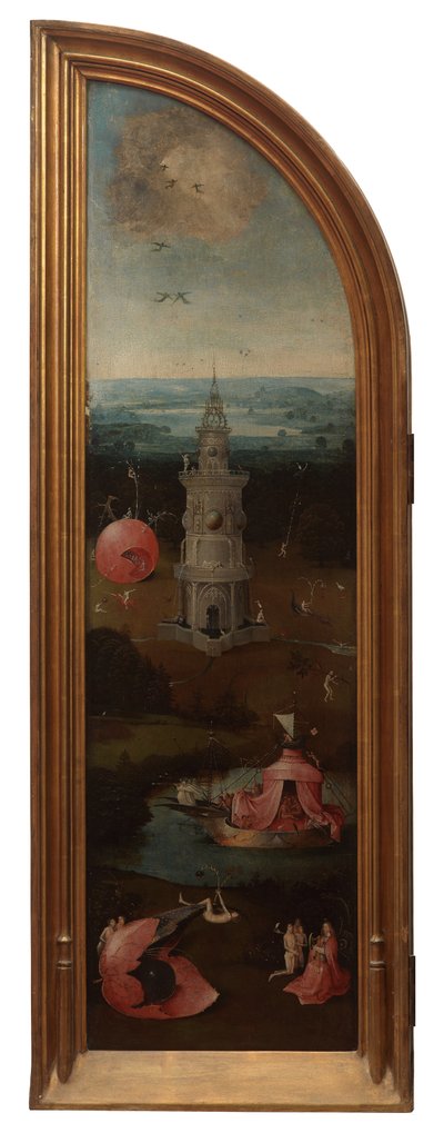 Left Panel of the Last Judgement by Hieronymus Bosch