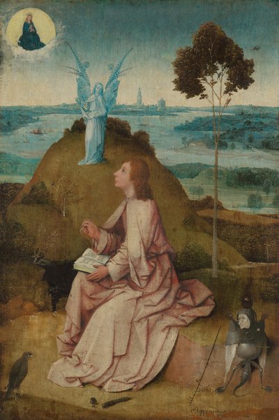 Saint John the Evangelist on Patmos by Hieronymus Bosch