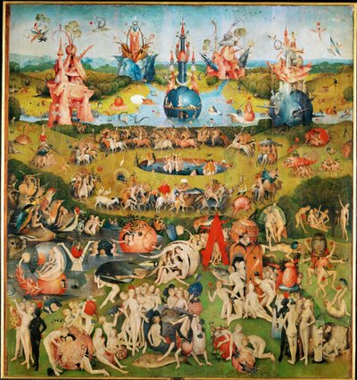 The Garden of Delights, Triptych, Center Panel by Hieronymus Bosch