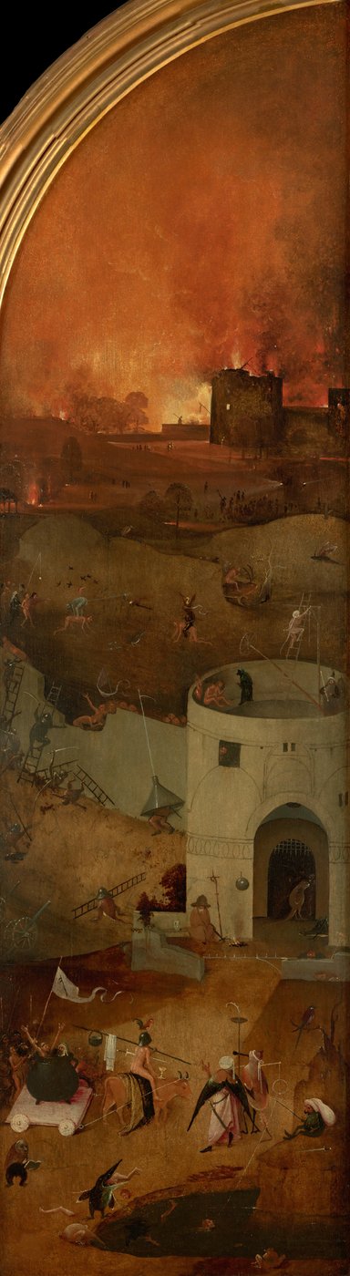 The Last Judgment Triptych (right panel) by Hieronymus Bosch