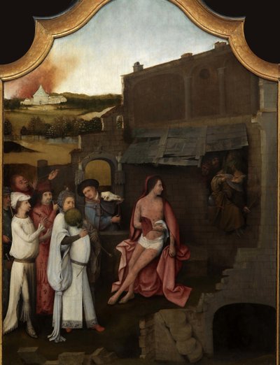 Triptych of Job (detail) by Hieronymus, Bosch