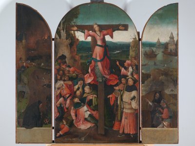 Triptych of the Crucified Martyr (Triptych of St Julia) by Hieronymus Bosch