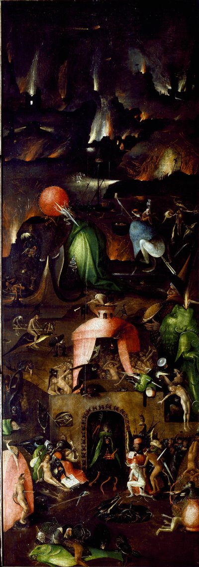 Triptych of the Last Judgement: Hell (right panel) by Hieronymus Bosch