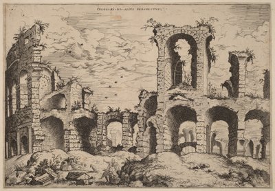Second View of the Colosseum by Hieronymus Cock
