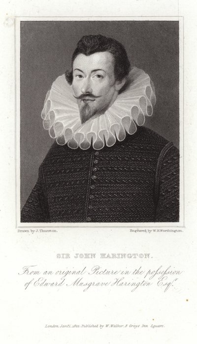 Portrait of Sir John Harington by Hieronymus Custodis