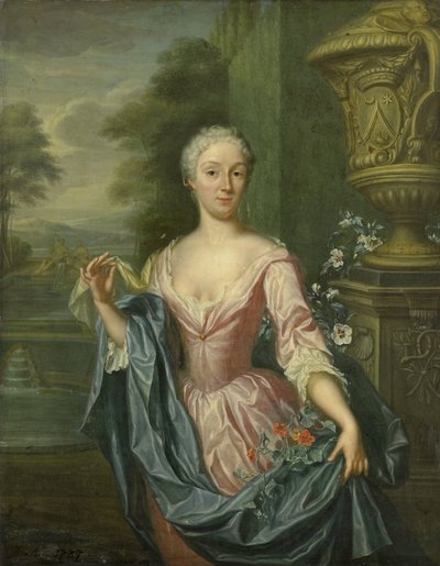 Portrait of Claudine van Royen, Wife of Pieter Teding van Berkhout by Hieronymus van der Mij