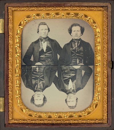 Portrait of Two Men by Higgins