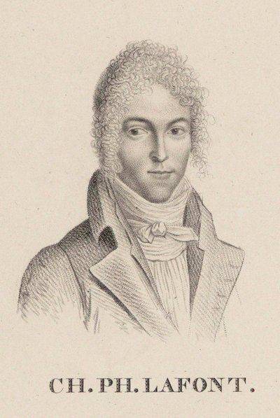 Portrait of the violinist and composer Charles Philippe Lafont by Hilaire Ledru