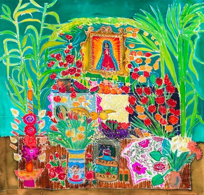 Shrine, Day of the Dead, Oaxaca by Hilary Simon
