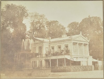 Fountain of Venus by Francisque-Joseph Duret and the Café des Ambassadeurs by Hippolyte Bayard