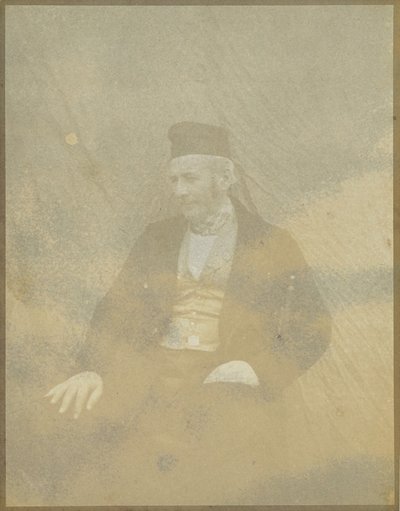 Portrait of a Seated Man in a Cap by Hippolyte Bayard