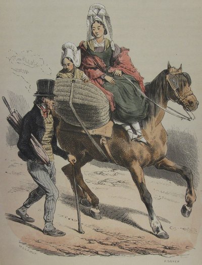 Normandy Jules Janin Illustration 161 by Hippolyte Bellange