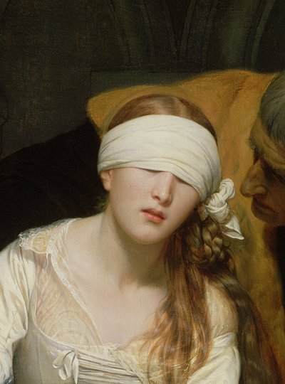 The Execution of Lady Jane Grey, 1833 (detail) by Hippolyte Delaroche