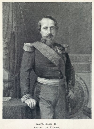 Portrait of Emperor Napoleon III by Hippolyte Flandrin