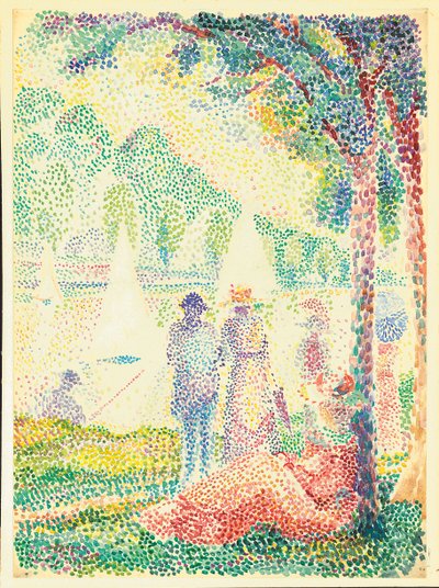 In the Park by Hippolyte Petitjean