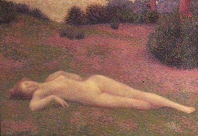 Nude in the Grass by Hippolyte Petitjean